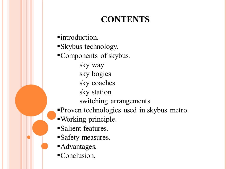 skybus technology ppt